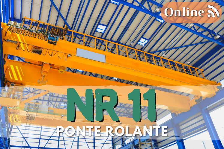 Curso nr 11 online – segurança na operação de ponte rolante