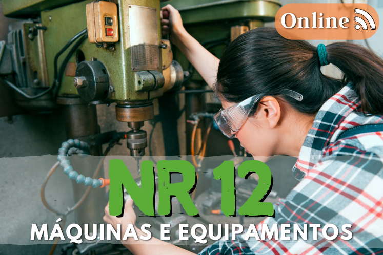 Curso nr 12 online – seg. no trabalho em máquinas e equipamentos – 8h