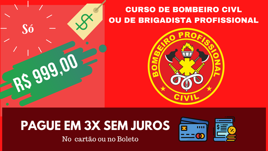 Melhor Centro de Formação de SP. Credenciado pelo Corpo de Bombeiros. -  BOMBEIRO CIVIL