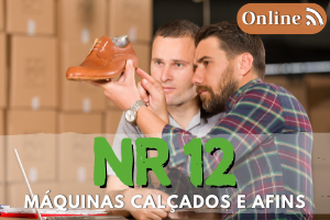 Curso nr 12 online – segurança no trabalho em máquinas para fabricação de calçados e afins