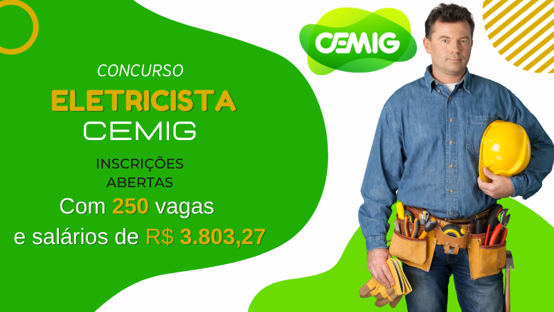 Concurso eletricista cemig