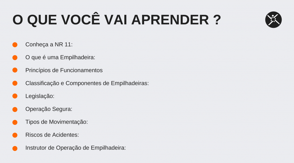 curso de operador de empilhadeira senai bh