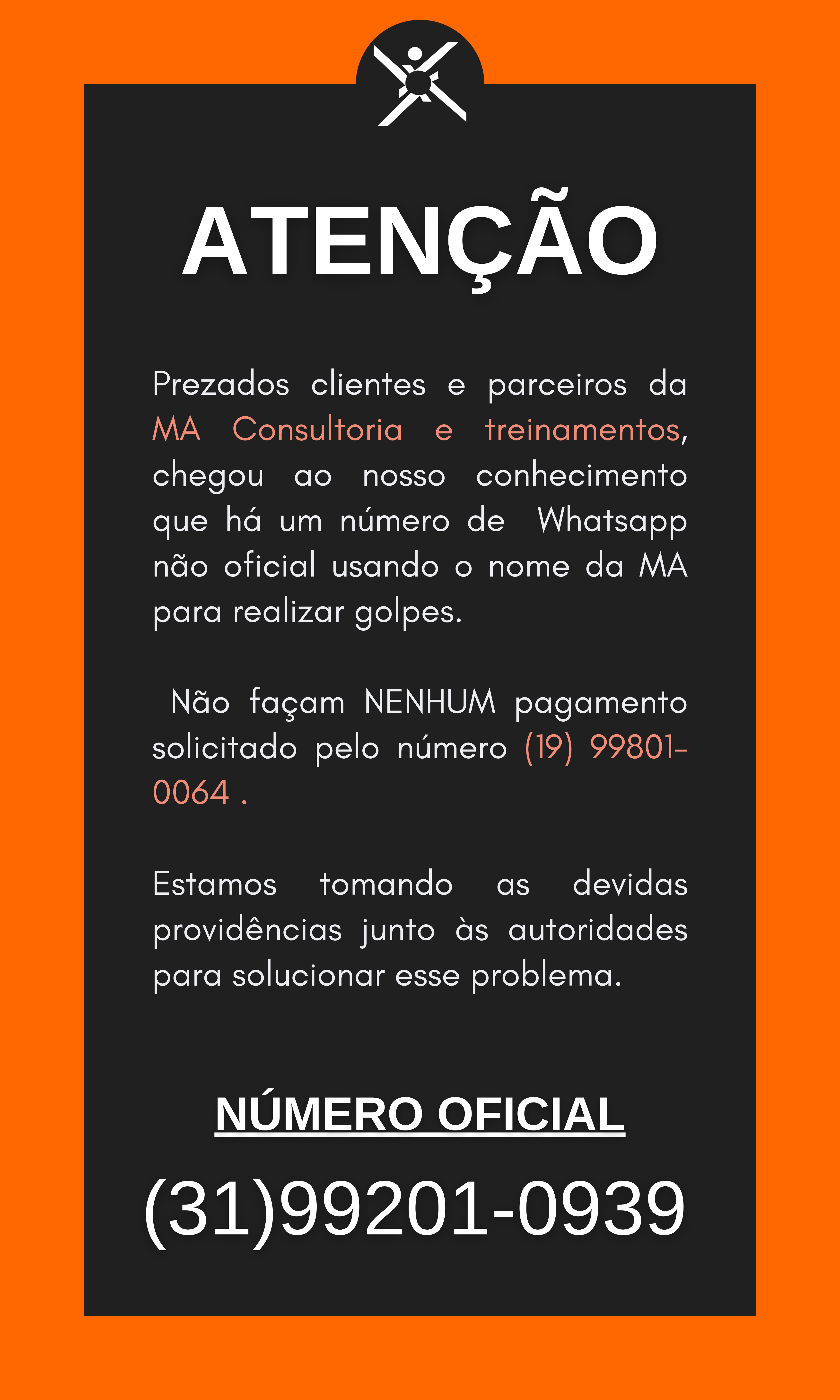 não faça pagamentos por PIX.
